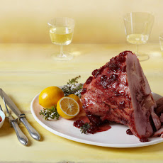 Baked Ham With Spiced Cherry Glaze