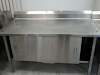 Mesa De Acero Inoxidable Con Puertas Abajo