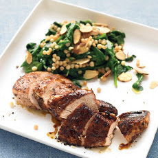 Spice-Rubbed Chicken with Israeli Couscous