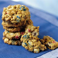 Chewy Red, White, and Blue Cookies