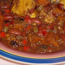 South American Bean and Sweet Potato Bake