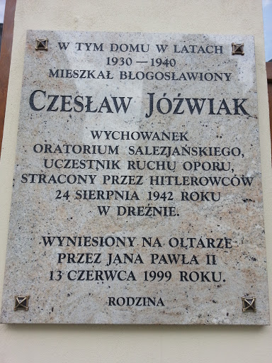 Pamięci bł. Czesława Jóźwiaka