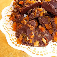 Fruity Cinnamon Nut Chocolate Bark