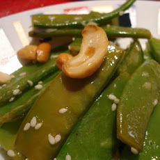 Snow Peas With Cashews