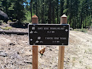 Tahoe Rim Trail Sign