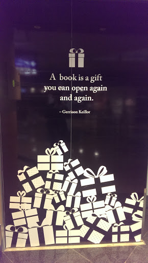 A Book Is a Gift mural