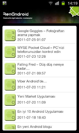 RenAndroid-Uygulama Haberleri