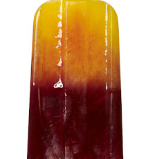 Cherry-Peach Twin Pops