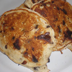 Banana Chocolate Chunk Pancakes & Waffles
