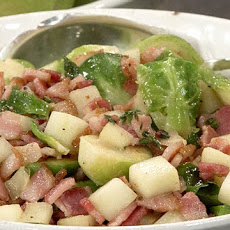 Brussels Sprouts with Bacon and Apples