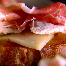 Apricot and Chicken Bruschetta