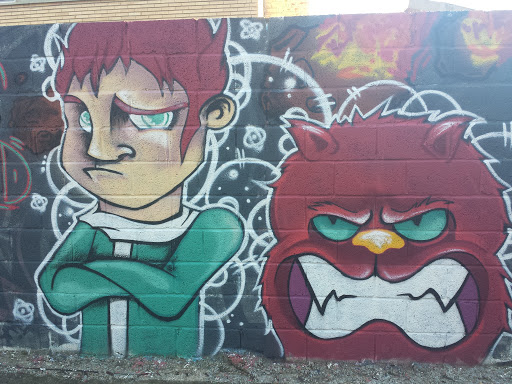 Pelos Rojo Graffiti