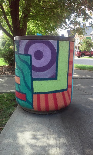 Trash Can Art at W. Clinton and W. 65Th