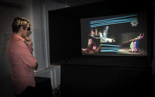<p>
	3D Theatre prototype. An interactive, live 3D projection system presenting video documentation from two plays: &#39;<em>The Edward Curtis Project&#39;&nbsp;</em>by marie Clements and &#39;<em>Chocolate Woman sings the Milky Way&#39;</em> by Monique Mojica. See video below.&nbsp;</p>
