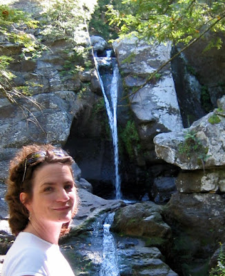 Elizabeth Howard at Kent Falls