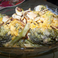 Slow Cooker Cheese Broccoli With Almonds