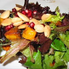 Roasted Butternut Squash, Marcona Almond & Pomegranate Salad