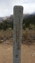 Piedra Lisa Trail Marker