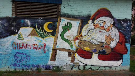 Santa Claus Graffity 