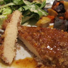 Pecan Chicken With Bourbon Sauce