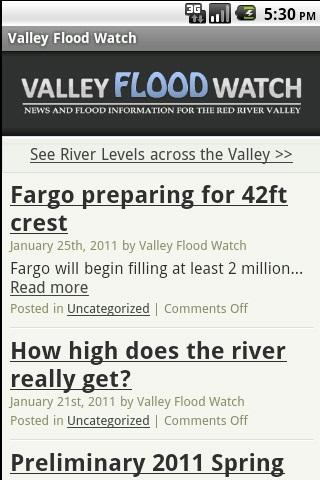 Valley Flood Watch