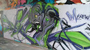 Alien Graffiti Class Murale 