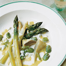 Asparagus, Artichoke, and Fava Bean Salad