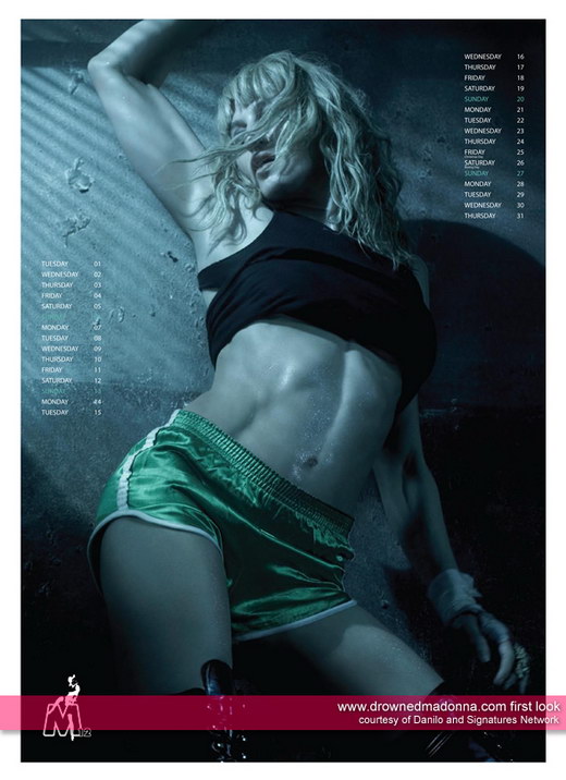 Official Madonna Calendar 2009 Photos