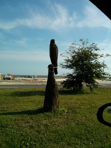 Biloxi Eagle Tree Carving