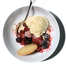 Iced Maple Cream with Berries