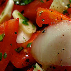 Marinated Tomatoes and Cucumbers