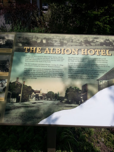 Old Albion Hotel Plaque