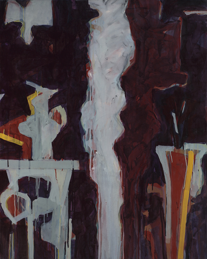 <strong>Studio w/ Two Figures</strong>
<br />Acrylic on canvas
<br />60” x 48”
<br />1988
<br />Private collection