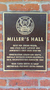 Miller's Hall Historic Marker