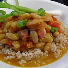 Quick and Spicy White Bean Soup Cajun Style