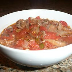 Soft Polenta with Spicy Tomato Sauce