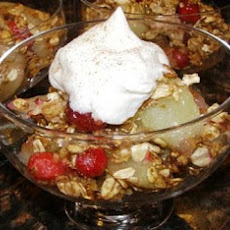 Light Cranberry Apple Crisp