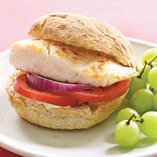 Halibut Sandwiches with Spicy Tartar Sauce