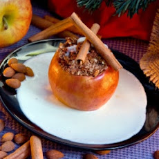Honey-Glazed Baked Apples Filled with Dried Fruit