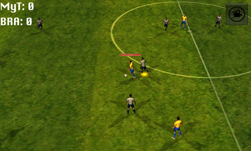 Android application my team world soccer games cup screenshort