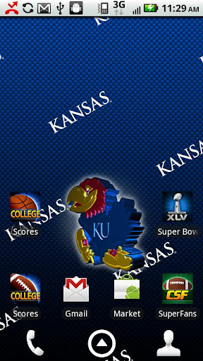 Kansas Jayhawks Live Wallpaper