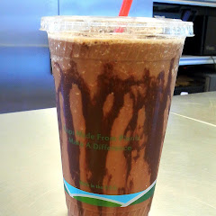 Delicious smoothies and lattes made every day with fresh healthy ingredients. Pictured here, our Moc