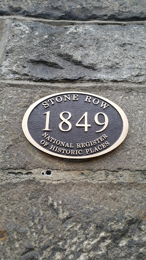Stone Row Historic Marker 1849