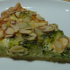 Broccoli and Goat Cheese Quiche