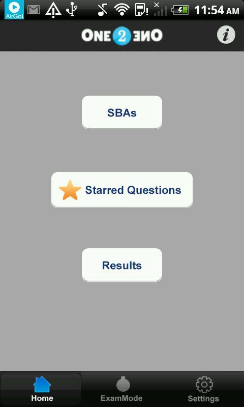 Android application 400 SBAs in Medicine &amp; Surgery screenshort