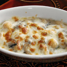 Creamy Cheesy Coquilles St. Jacques/ Scallops