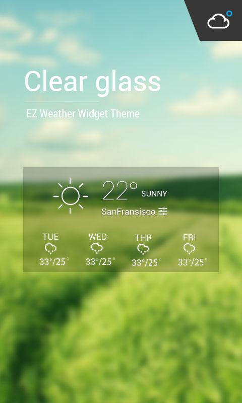 Android application Clear Glass Transparent Style screenshort