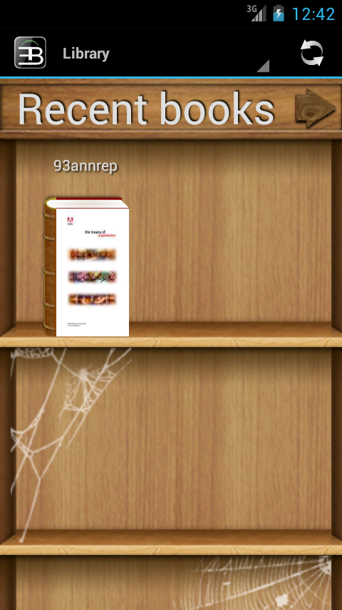 Android application EBookDroid - PDF & DJVU Reader screenshort