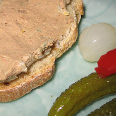 Chicken Liver Pate with Bourbon, Honey, and Sage