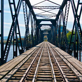 No Crossing by Luc Belisle - Buildings & Architecture Bridges & Suspended Structures